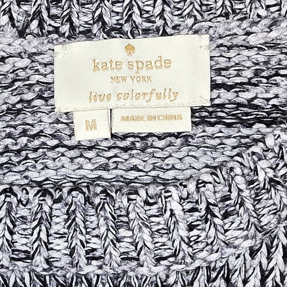Kate Spade Live Colorfully Short Sleeve Sweater Womens Size M - Picture 7 of 9